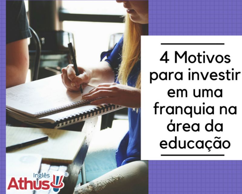 Quatro motivos para investir em uma franquia na rea da educao