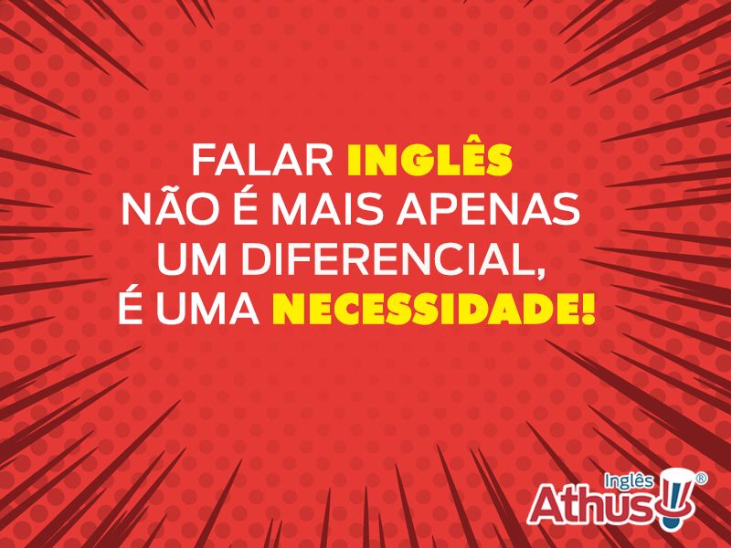 Falar ingls no  mais apenas um diferencial,  uma necessidade!